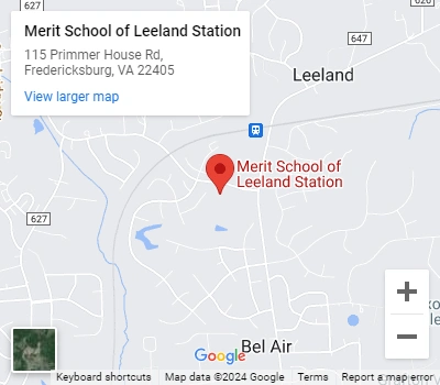 Merit School Leeland Station Google Map placeholder