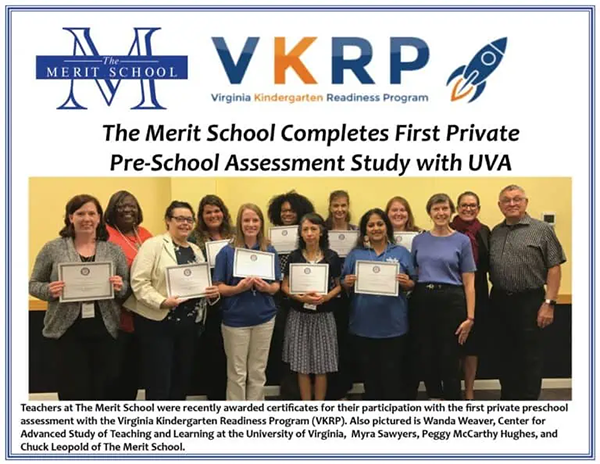 The Merit School Completes First Private Preschool Assessment Study With UVA