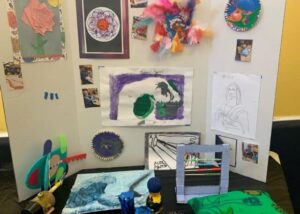 Merit School Learning Center at the Glen - Montessori art exhibit