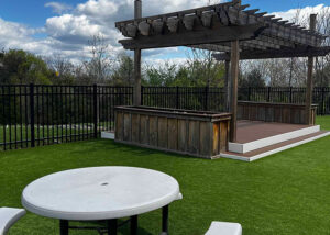 Merit School of Broadlands - playground shaded pavilion