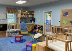 Merit School of Leeland Station baby steps infant room