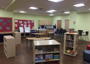 Merit School of Quantico Corporate Center youth zone before and after school care room