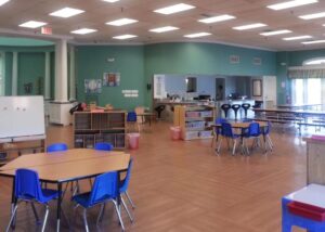 Merit School of Stafford lunch area