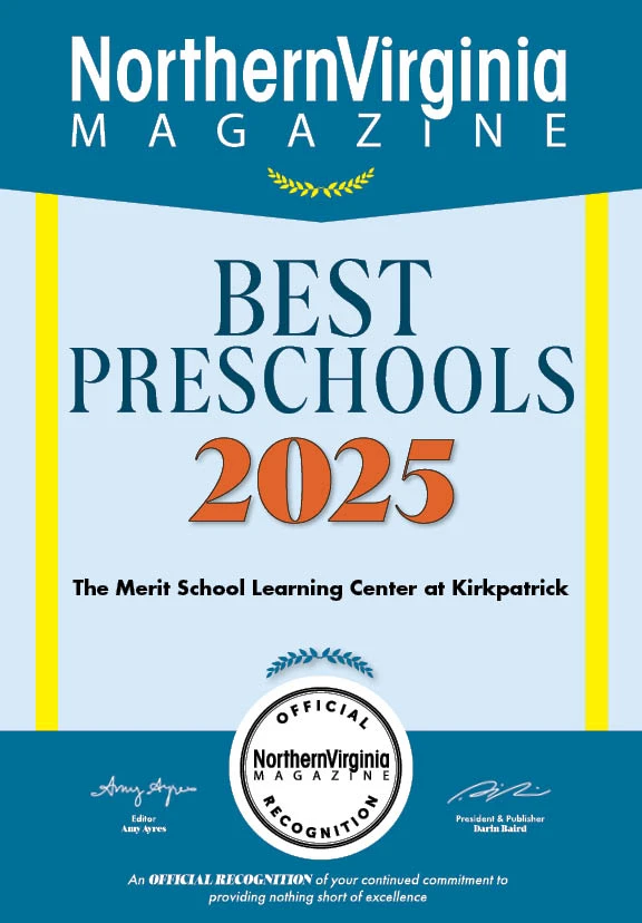Northern Virginia Magazine Best Preschools 2025 Award - Merit School Learning Center at Kirkpatrick