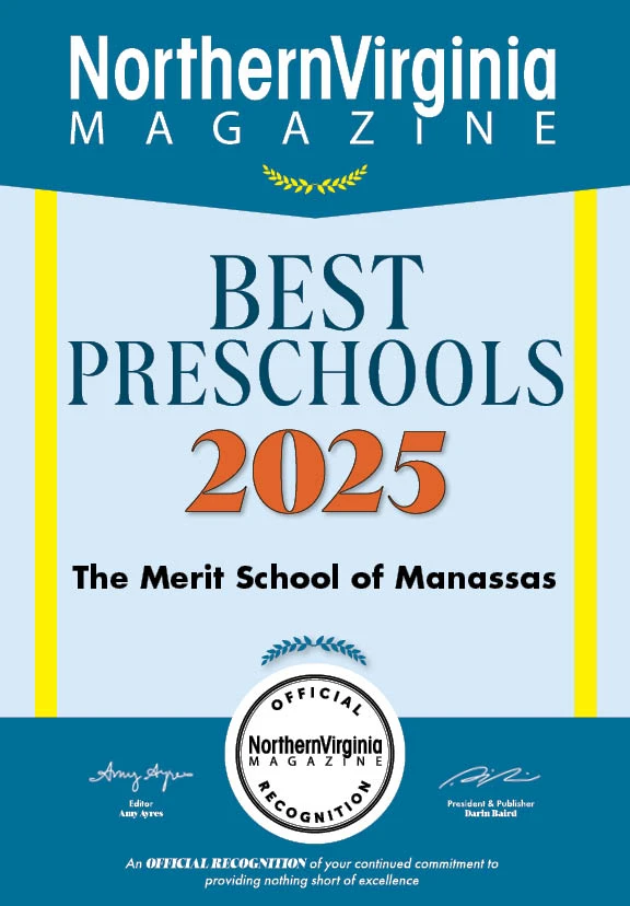 Northern Virginia Magazine Best Preschools 2025 Award - Merit School of Manassas