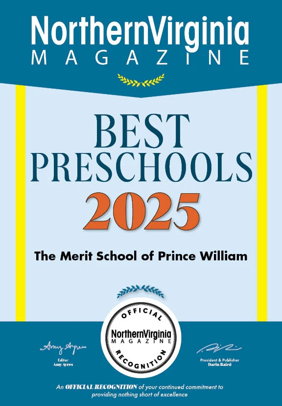 Northern Virginia Magazine Best Preschools 2025 Award - Merit School of Prince William