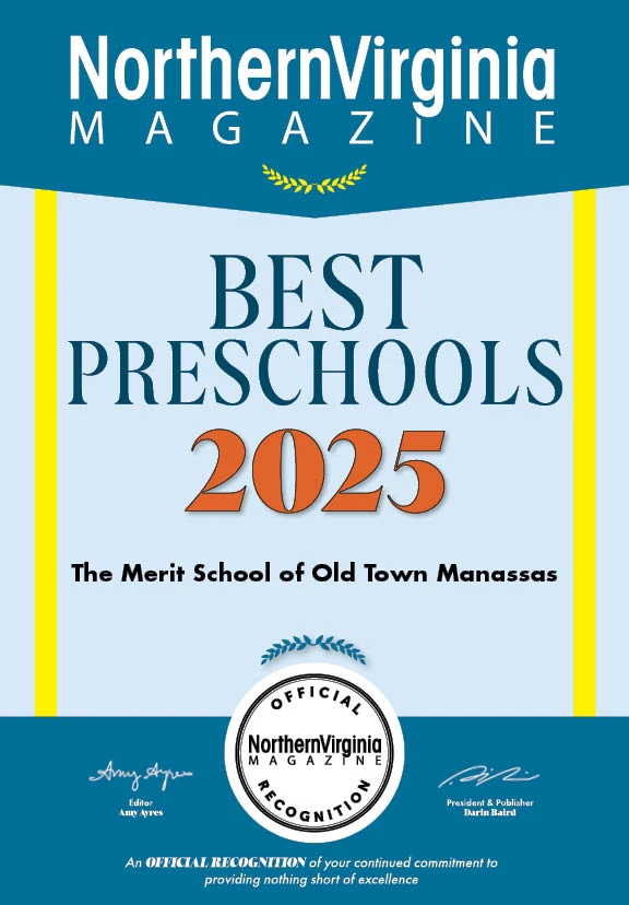 Northern Virginia Magazine Best Preschools 2025 Award - Merit School of Old Town Manassas