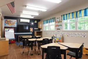 The Merit School of Prince William Private School elementary classroom