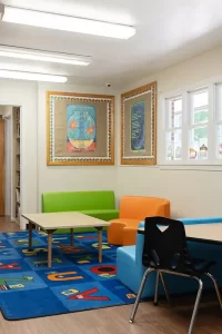 A cute "Kid's Corner" at The Merit School of Prince William