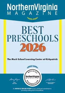 Northern Virginia Magazine 2026 Best Preschool Plaque - The Merit School Learning Center at Kirkpatrick