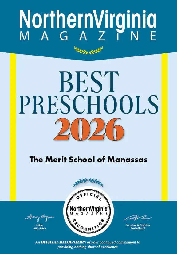 Northern Virginia Magazine 2026 Best Preschool Plaque - The Merit School of Manassas