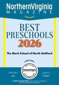 Northern Virginia Magazine 2026 Best Preschool Plaque - The Merit School of North Stafford
