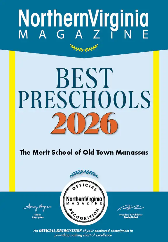 Northern Virginia Magazine 2026 Best Preschool Plaque - The Merit School of Old Town Manassas