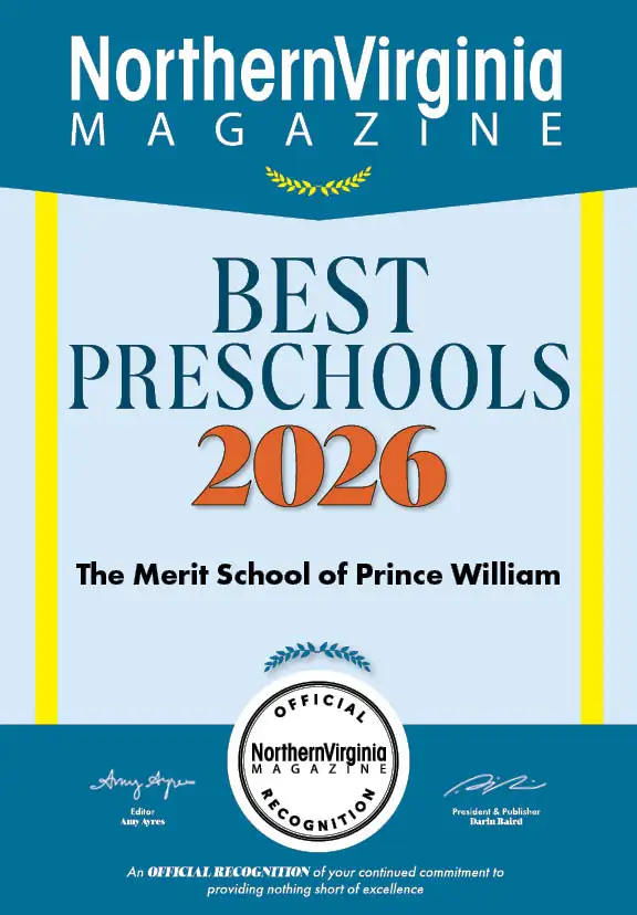 Northern Virginia Magazine 2026 Best Preschool Plaque - The Merit School of Prince William