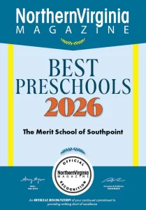 Northern Virginia Magazine 2026 Best Preschool Plaque - The Merit School of Southpoint