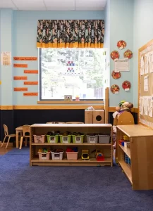 Merit School of Doc Stone - Preschool room corner window