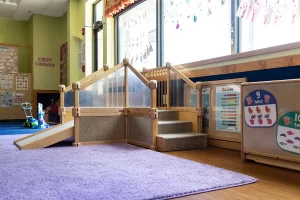 Merit School of Doc Stone - Toddler crawl and climb area